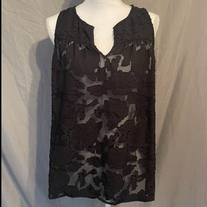 Womens sheer tunic XL